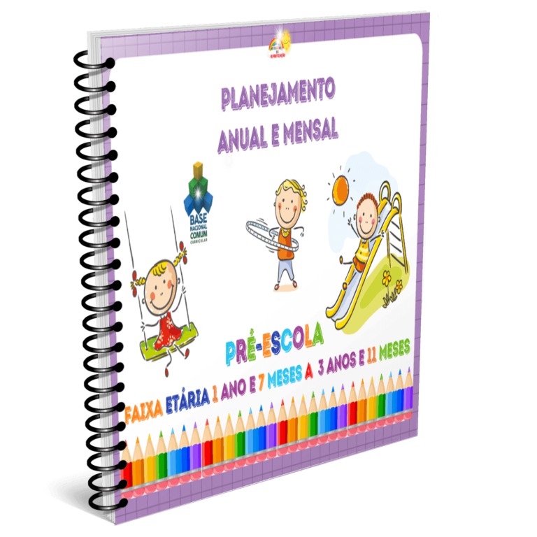 Pré-escola faixa etaria 1 ano e 7 meses a 3 anos e 11 meses