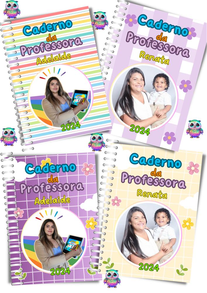Caderno da Professora 2024 - 365 Dias+ Sondagem Diagnóstica 🍎📚