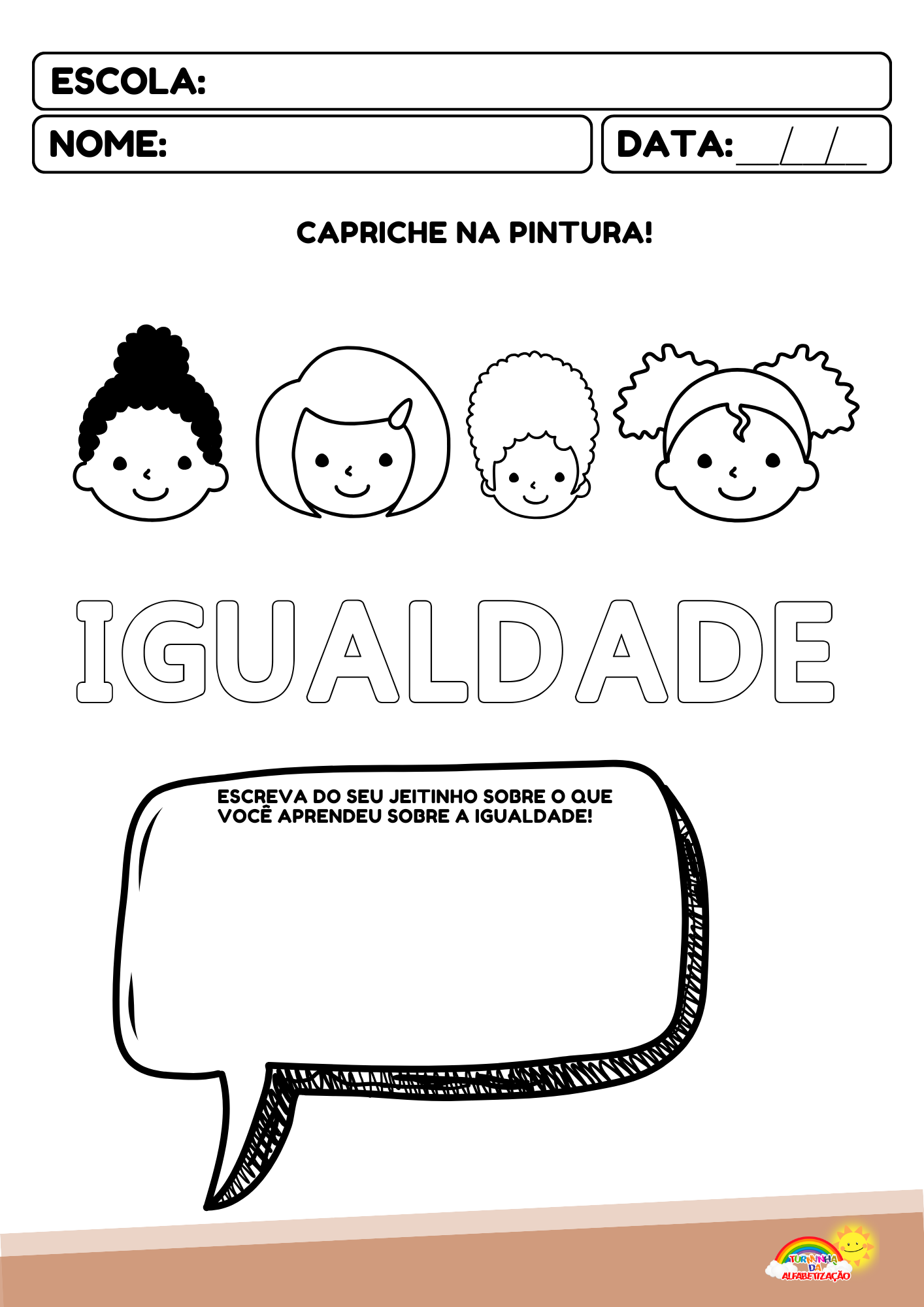 cartaz A4 mes da consciencia negra educativo escolar impresso marrom - 20