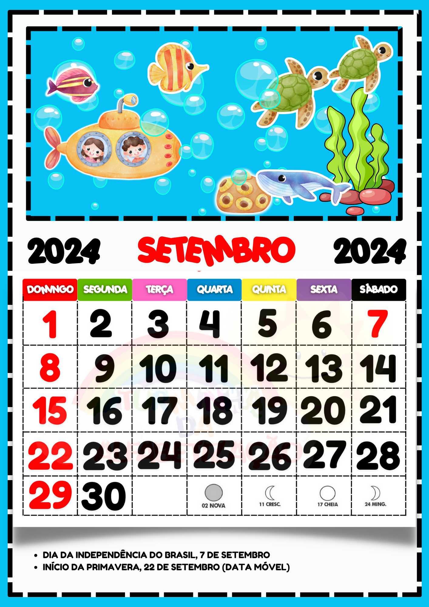 Calendário escolar 2024 datas para celebrar na escola - 11