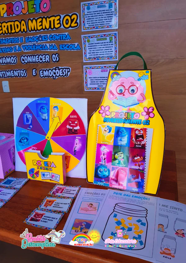 Projeto sentimentos e emoções contra o bullying e violência - Divertidamente - Imagem 5