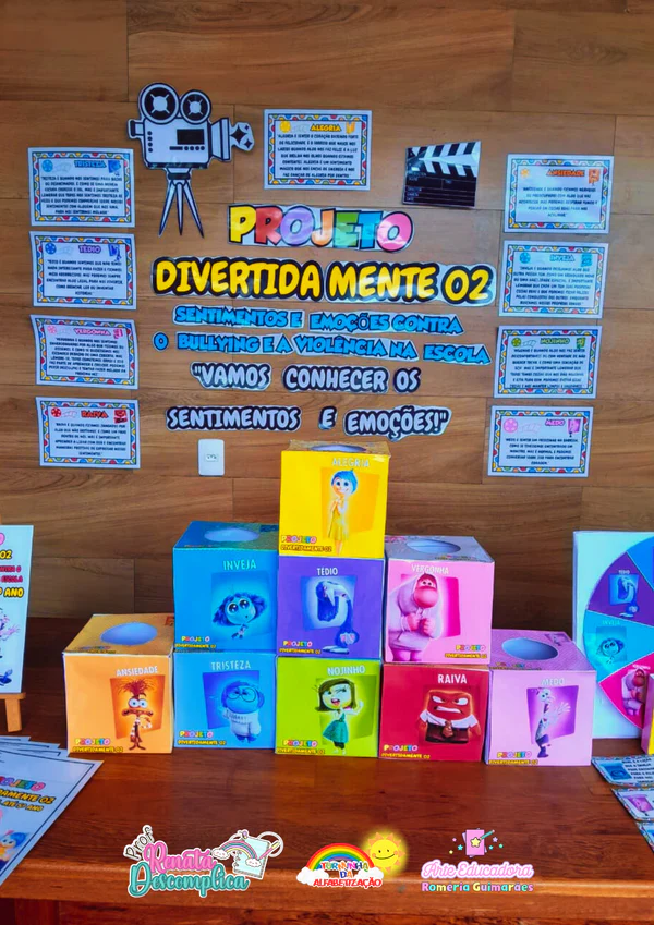 Projeto sentimentos e emoções contra o bullying e violência - Divertidamente