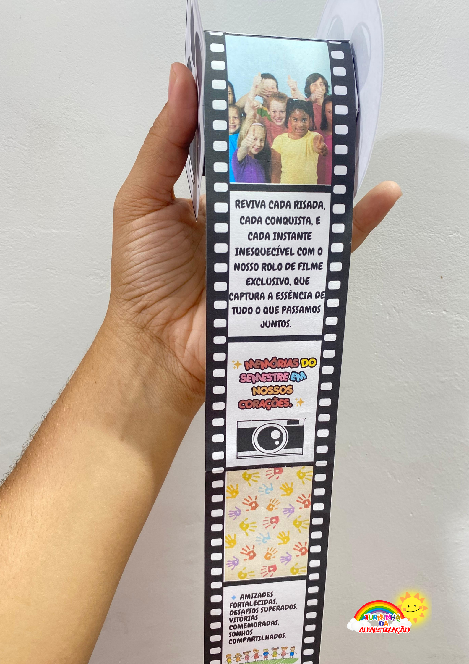 🎞️📽️Rolo Filme Nossos Momentos 1º Semestre👧🏿👦🏼👧 - Imagem 5