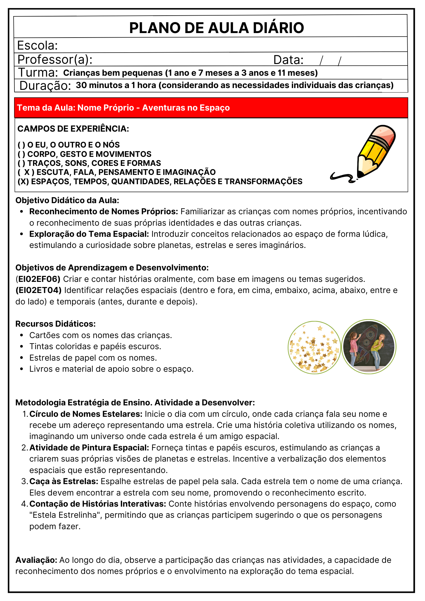 PLANEJAMENTOS DE AULAS DIÁRIOS - MATERNAL 1 E 2 📚⭐✏️ - Imagem 10