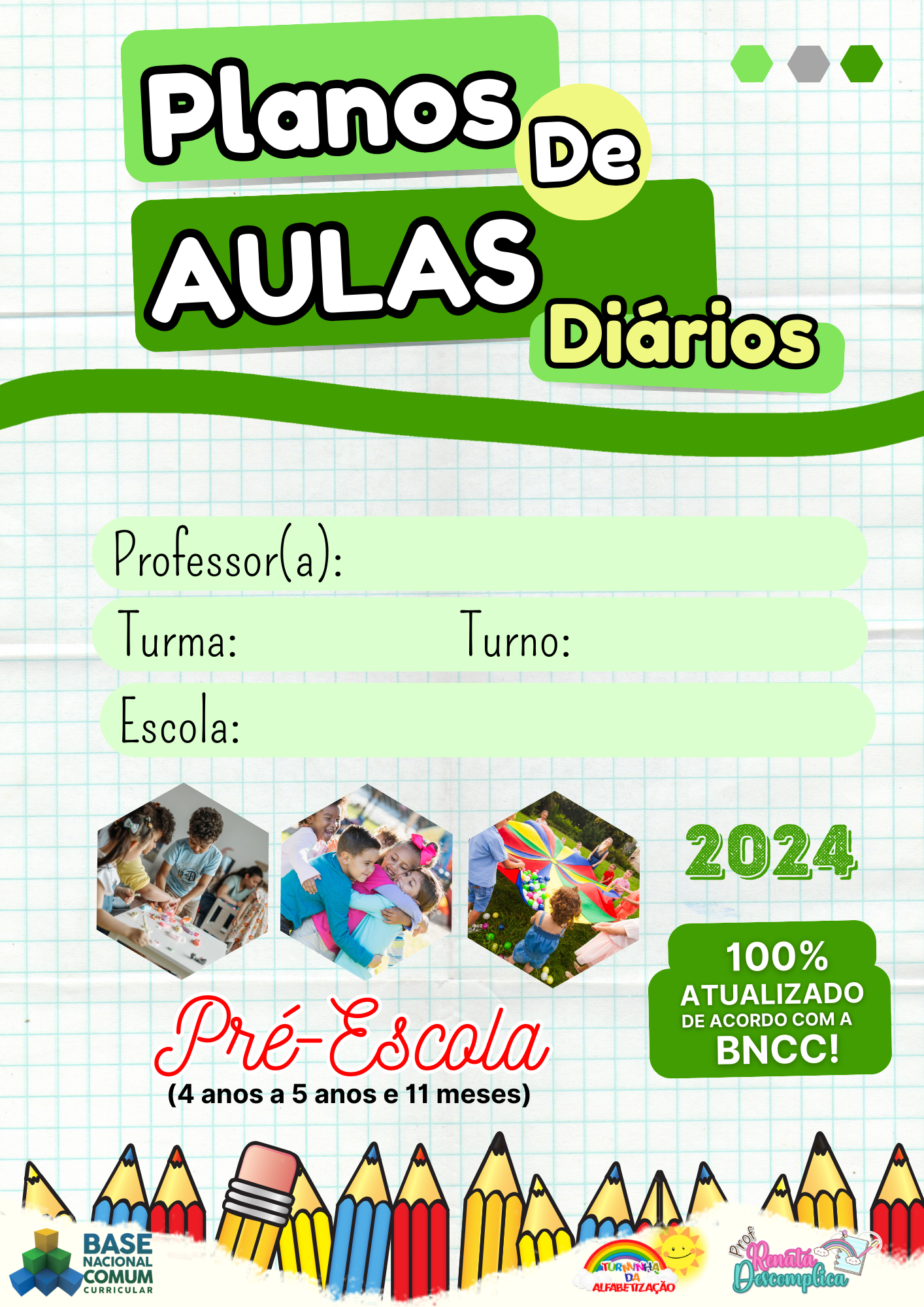 PLANEJAMENTOS DE AULAS DIÁRIOS! PRÉ-ESCOLA I E II.📚⭐✏️ - Imagem 2
