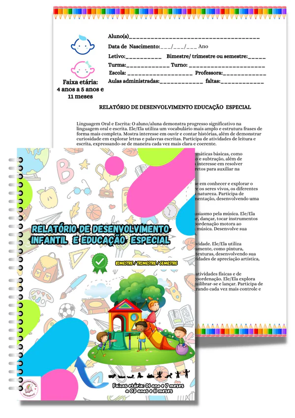 RELATÓRIO DE DESENVOLVIMENTO SEMESTRAL- EDUCAÇÃO INFANTIL 2024 - Imagem 2