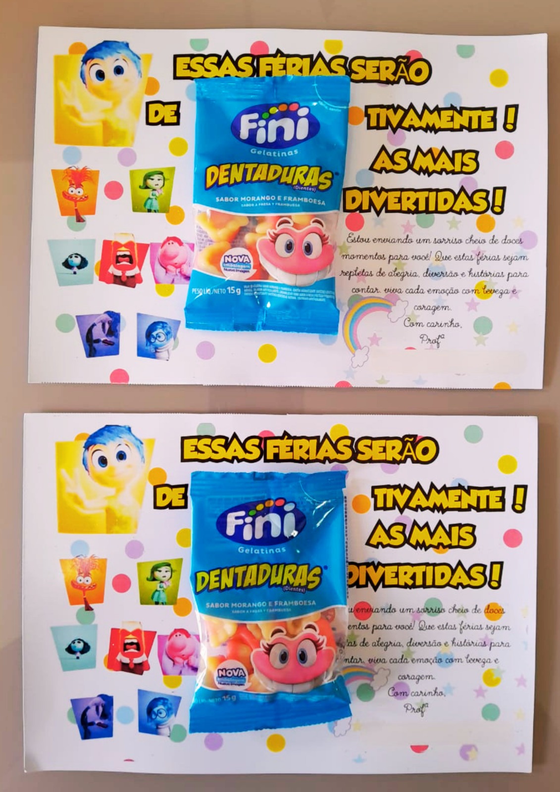 📚🎉 Cartão de Férias "Divertidamente" com Fini Dentinho! 🌟🍬 - Imagem 7