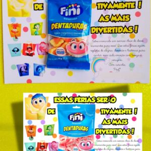 📚🎉 Cartão de Férias "Divertidamente" com Fini Dentinho! 🌟🍬