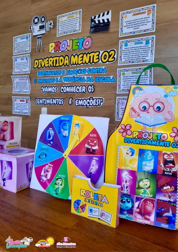 Projeto sentimentos e emoções contra o bullying e violência - Divertidamente - Imagem 2