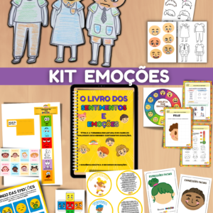 LIVRO DOS SENTIMENTOS E EMOÇÕES + SEQUÊNCIA DIDÁTICA E RECURSOS DAS EMOÇÕES
