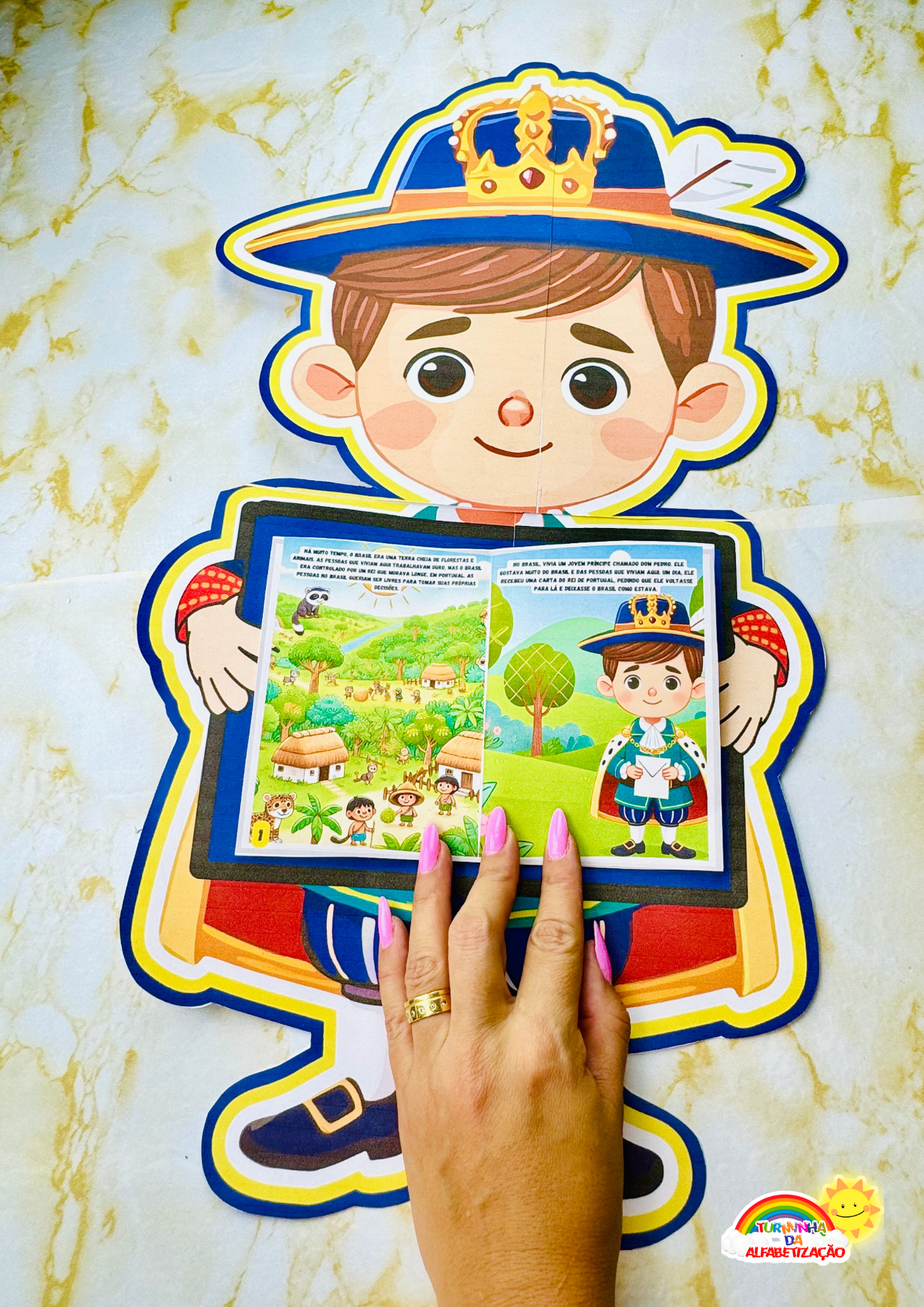 LIVRINHO INTERATIVO INDEPENDÊNCIA DO BRASIL 📚✨
