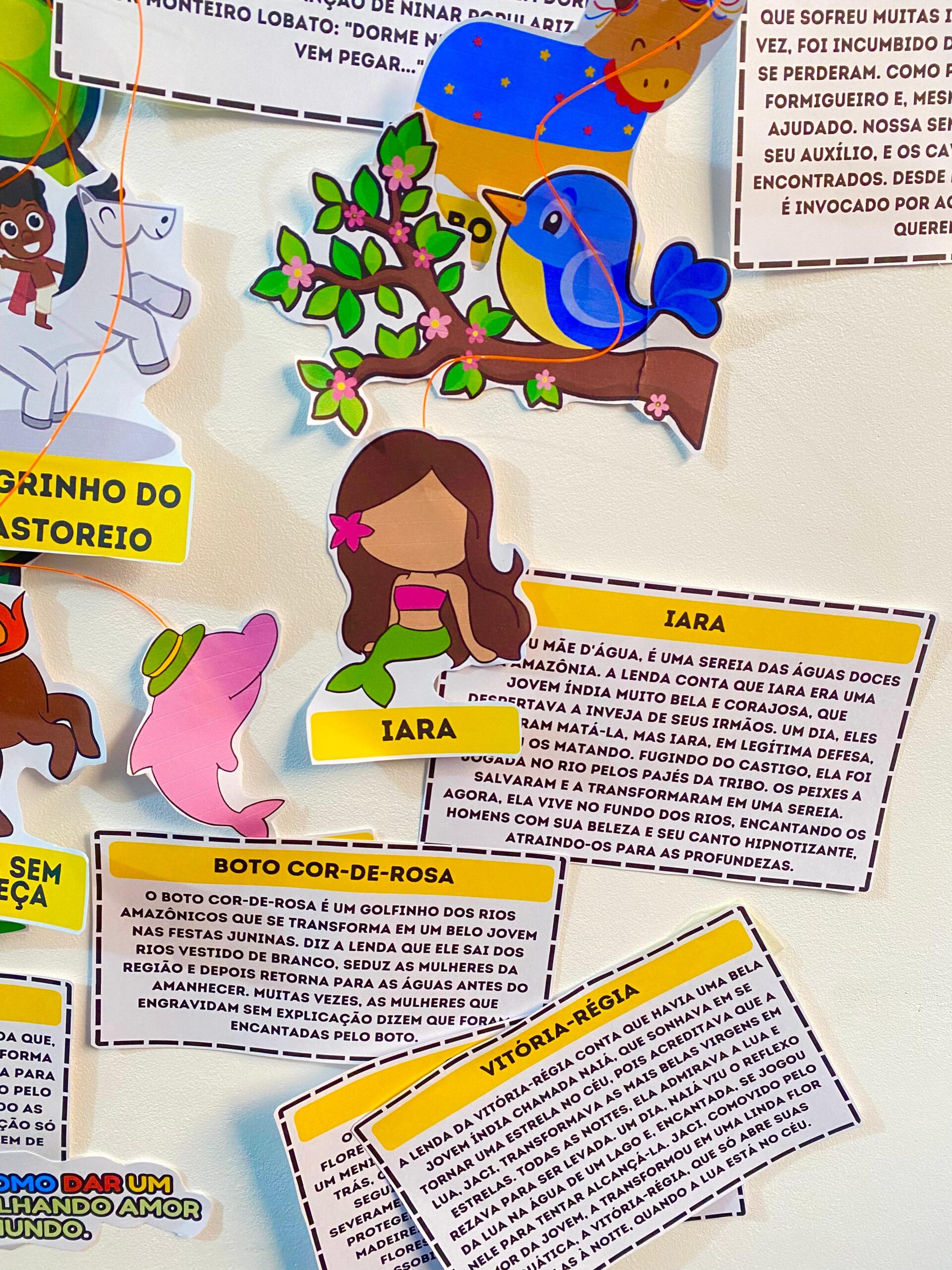 ÁRVORE FOLCLÓRICA: LENDAS DO FOLCLORE BRASILEIRO 🌳✨+ATIVIDADE FAÇA UM LINDO PLANTIO 🍎🌻🌲 - Imagem 5