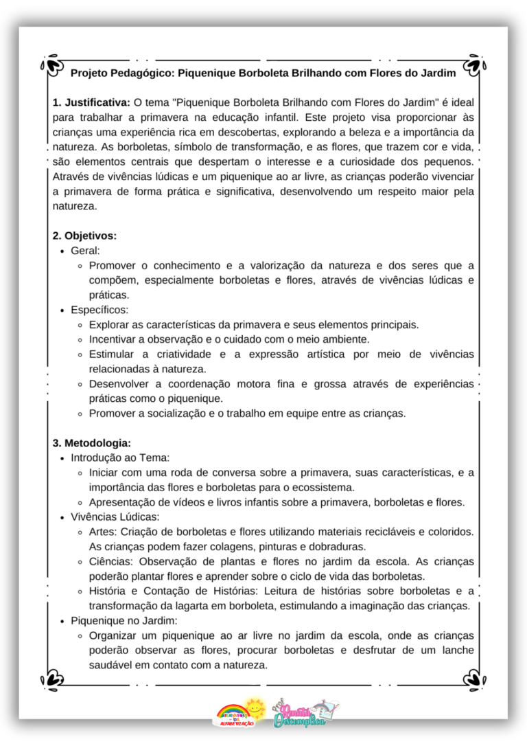 PLANO DE AULA Piquenique Encantado Borboletas Brilhando com Flores do Jardim 🌸🦋 (1)
