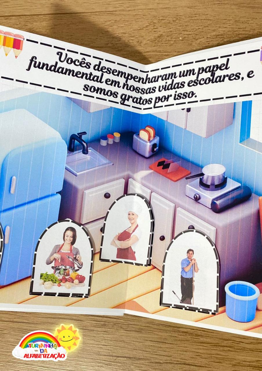 📘 Caderninho 3D Interativo de Recordações Minha Turma 2024✏ - Imagem 4
