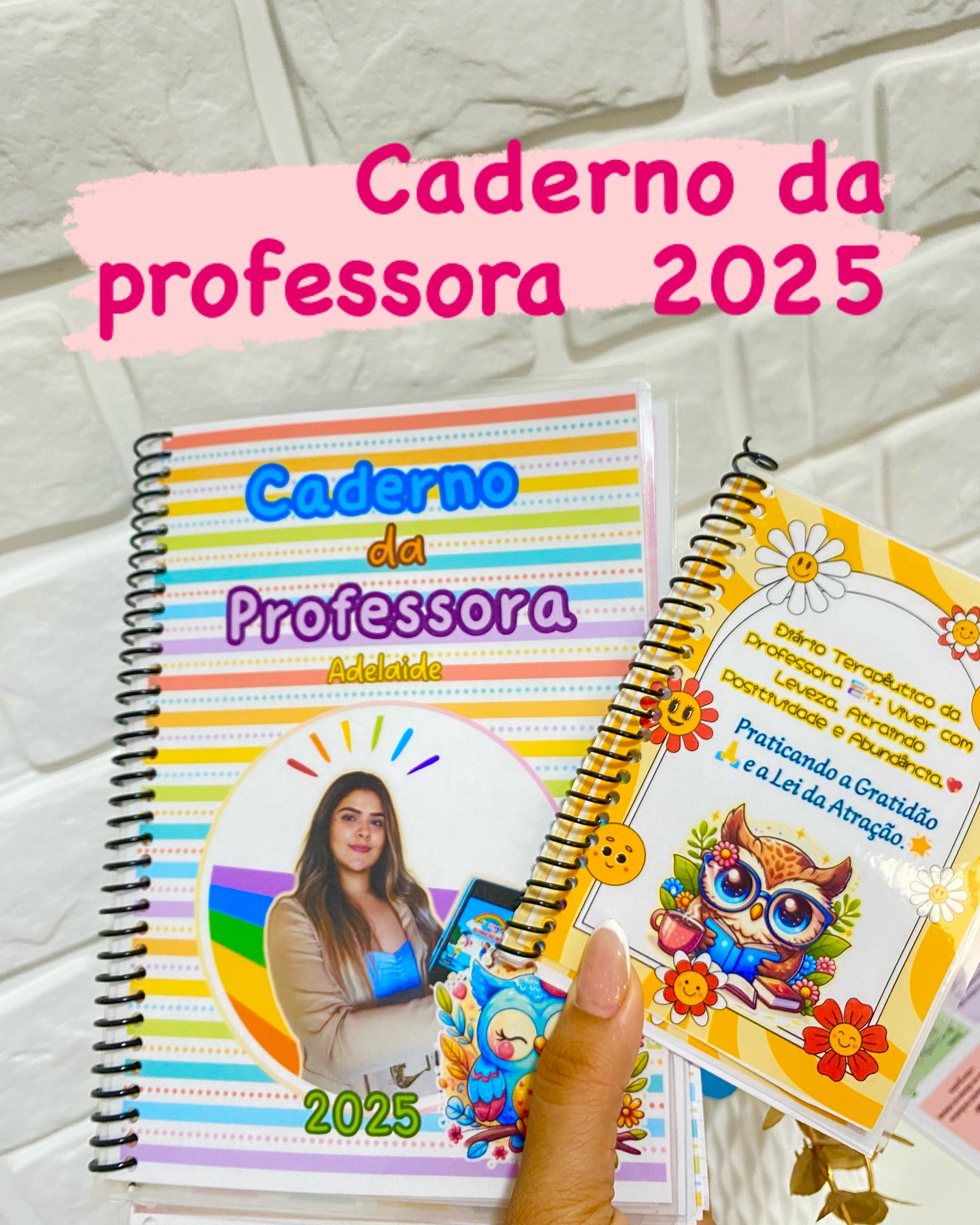 Caderno da Professora 2025 - 365 Dias + Sondagem Diagnóstica