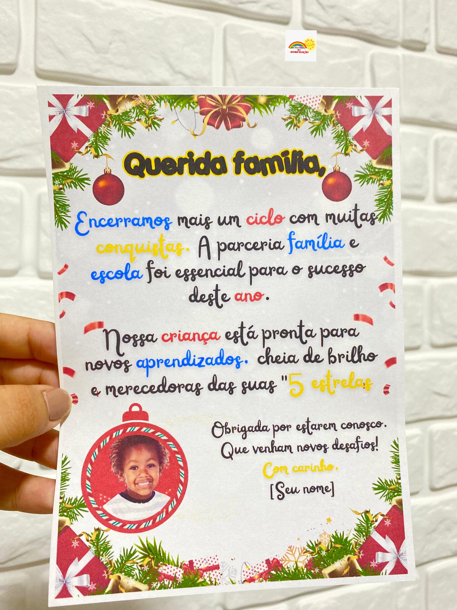 🌟 LEMBRANCINHA FINAL DE ANO - FAMÍLIA & ESCOLA 🌟 - Imagem 7