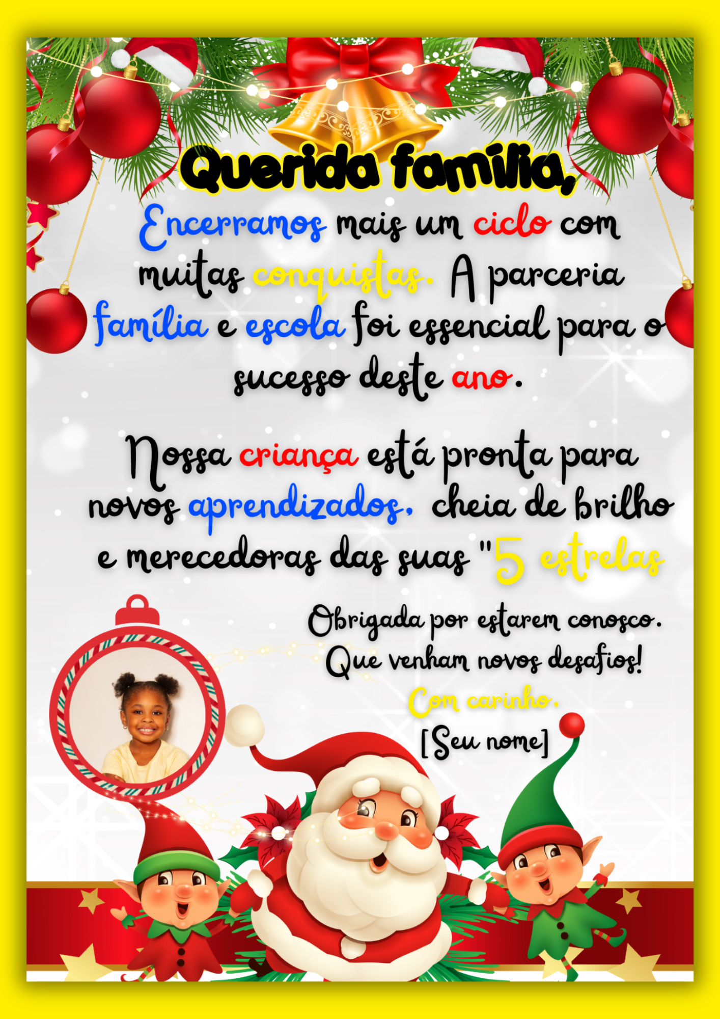 🌟 LEMBRANCINHA FINAL DE ANO - FAMÍLIA & ESCOLA 🌟 - Imagem 4