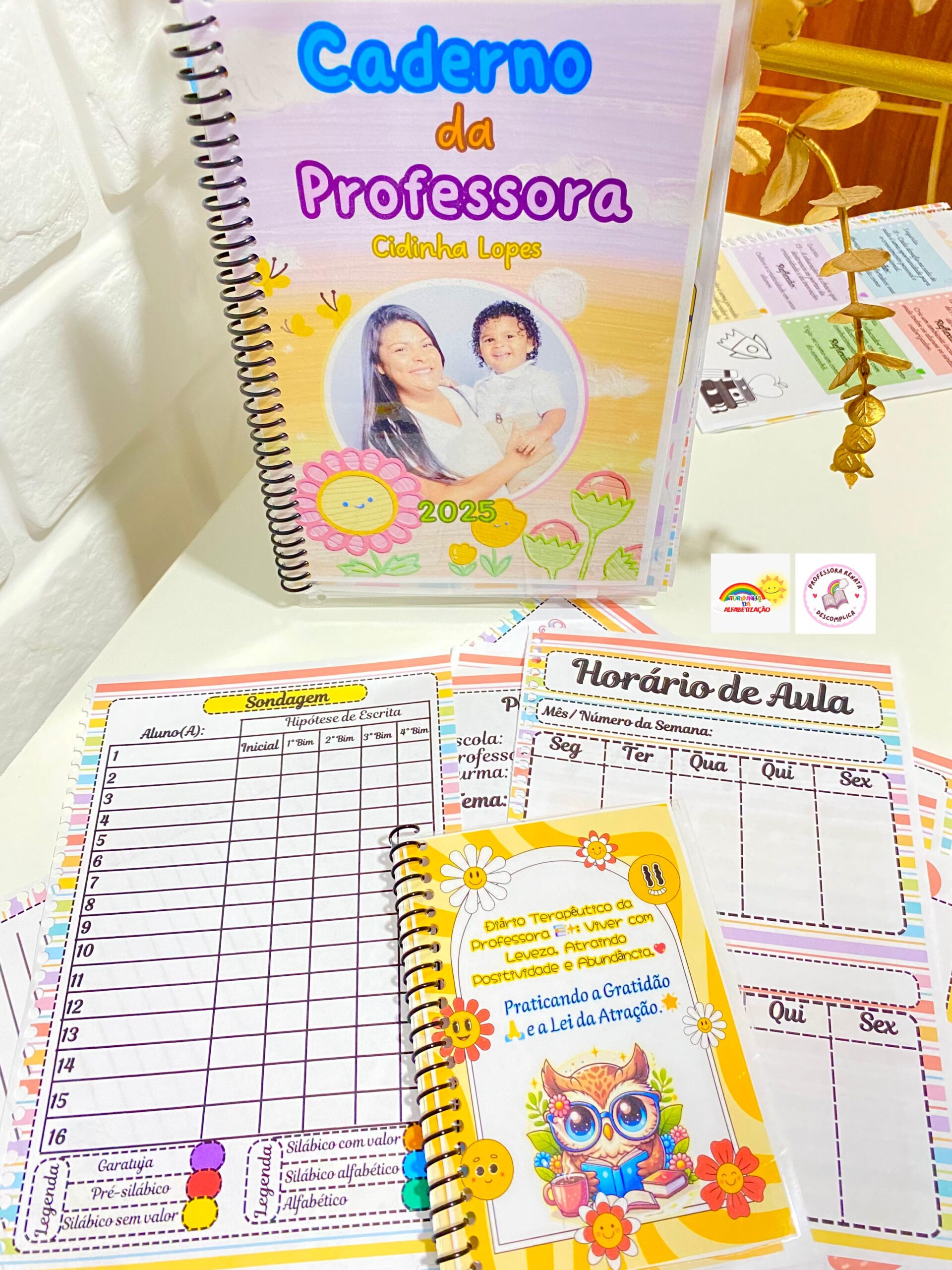 Caderno da Professora 2025 - 365 Dias + Sondagem Diagnóstica - Imagem 9