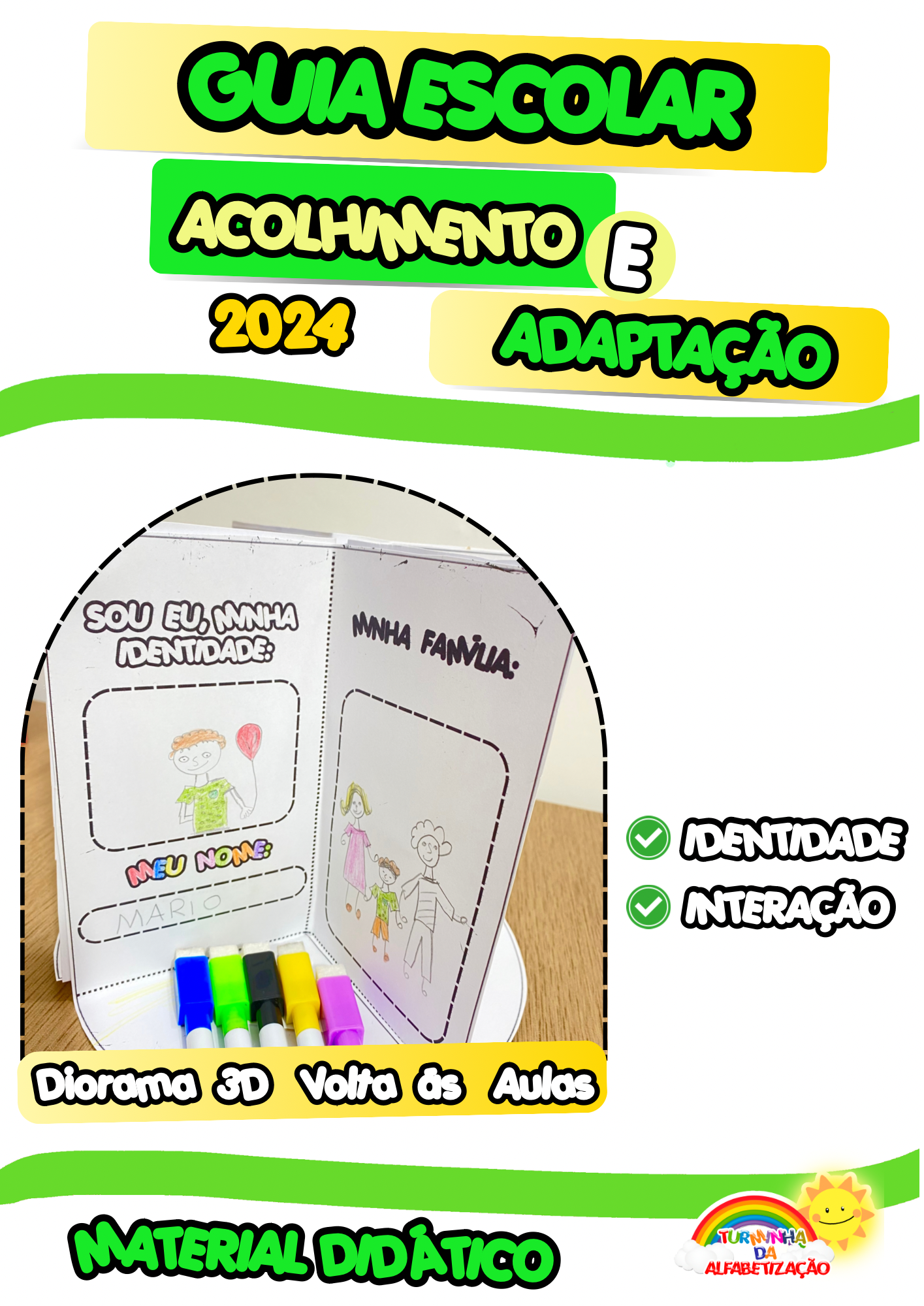 🎉 DIORAMA 3D: IDENTIDADE, ACOLHIMENTO E ADAPTAÇÃO NA VOLTA ÀS AULAS! 🌟✏️ - Imagem 9