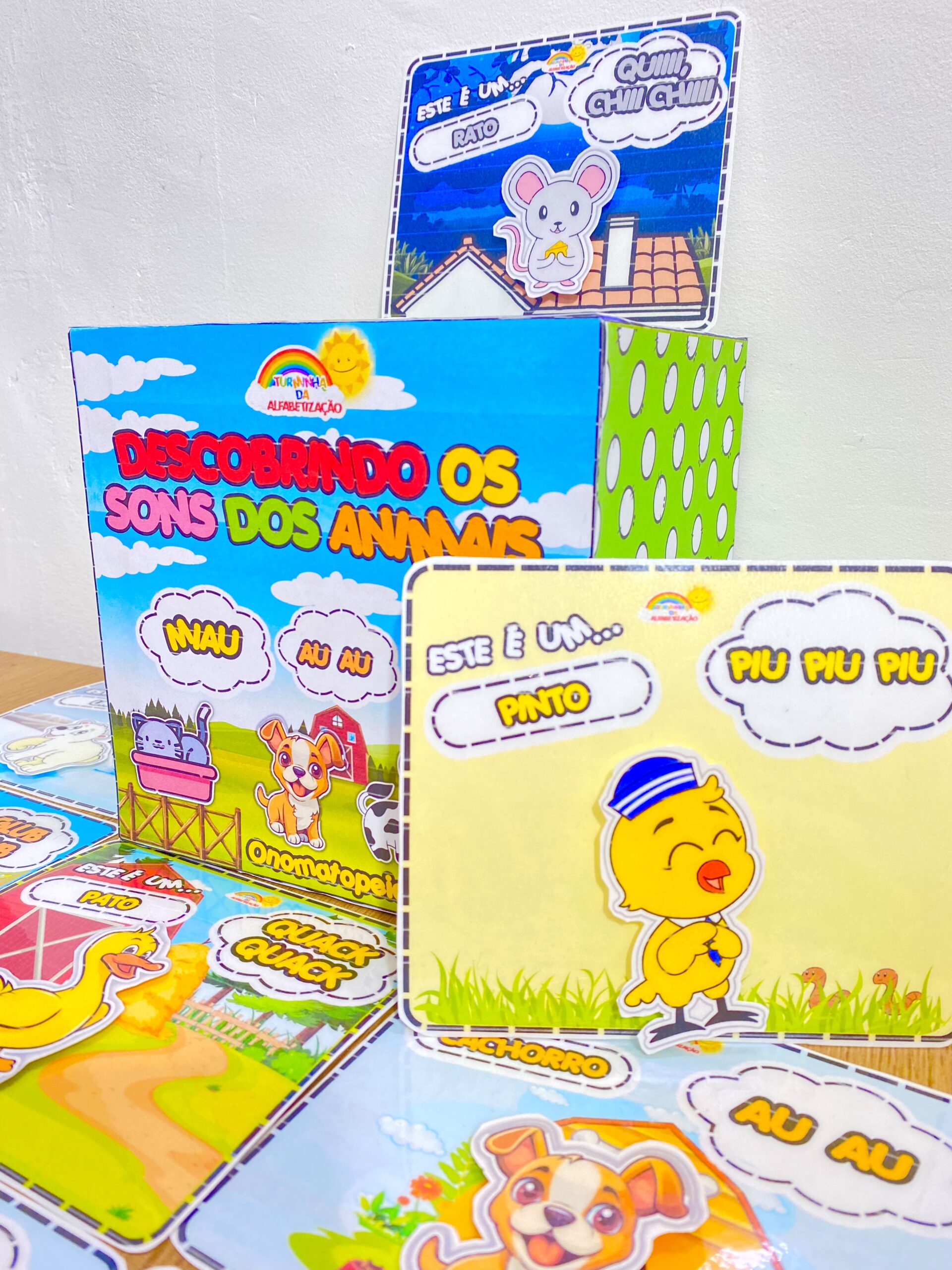 Caixa 🐾 Descobrindo os Sons dos Animais! 🐱🐶🐤 - Imagem 4