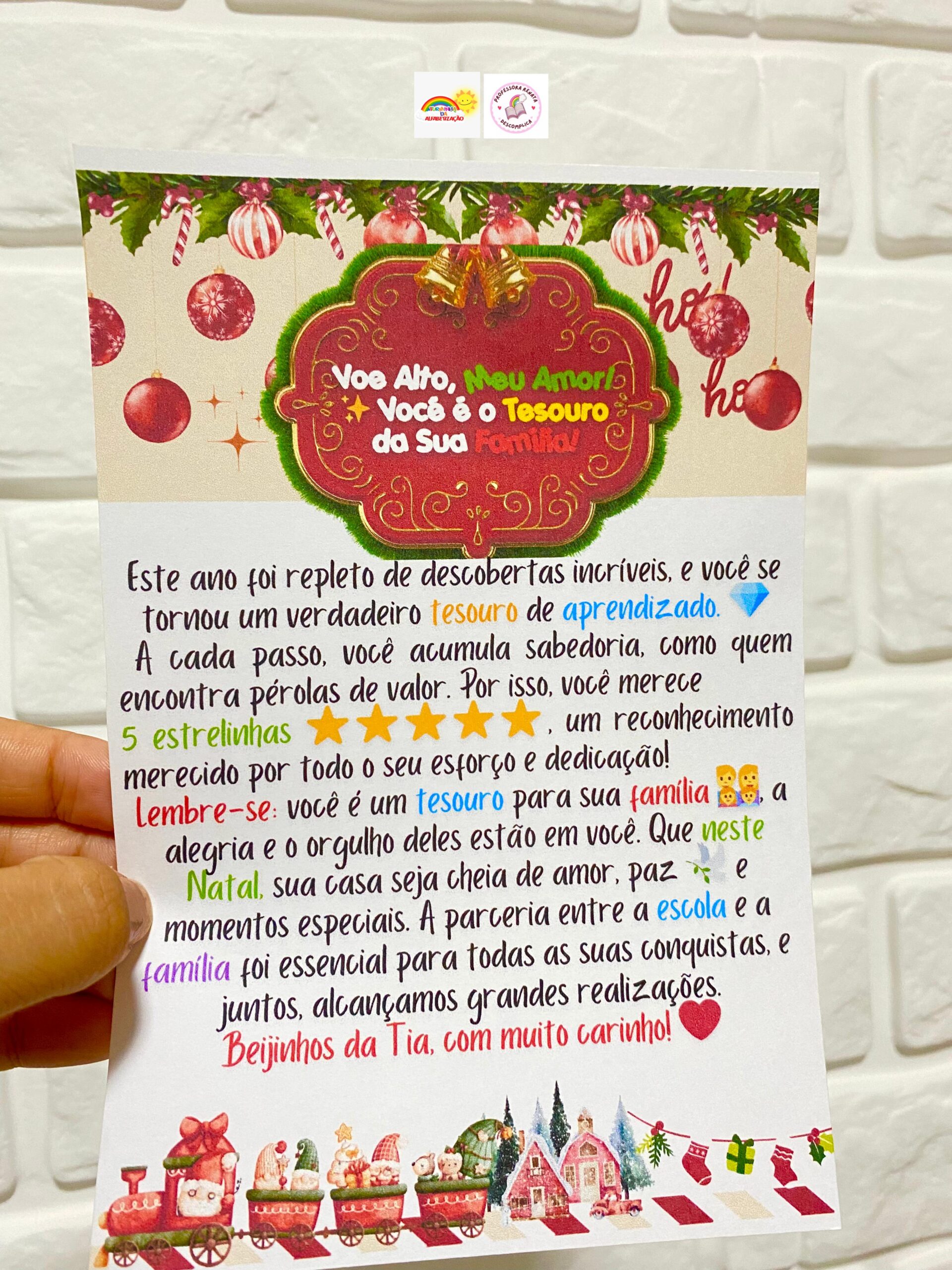#LembrancinhaFinalDeAno: Um Tesouro de Aprendizado e Carinho! 🎉🌟