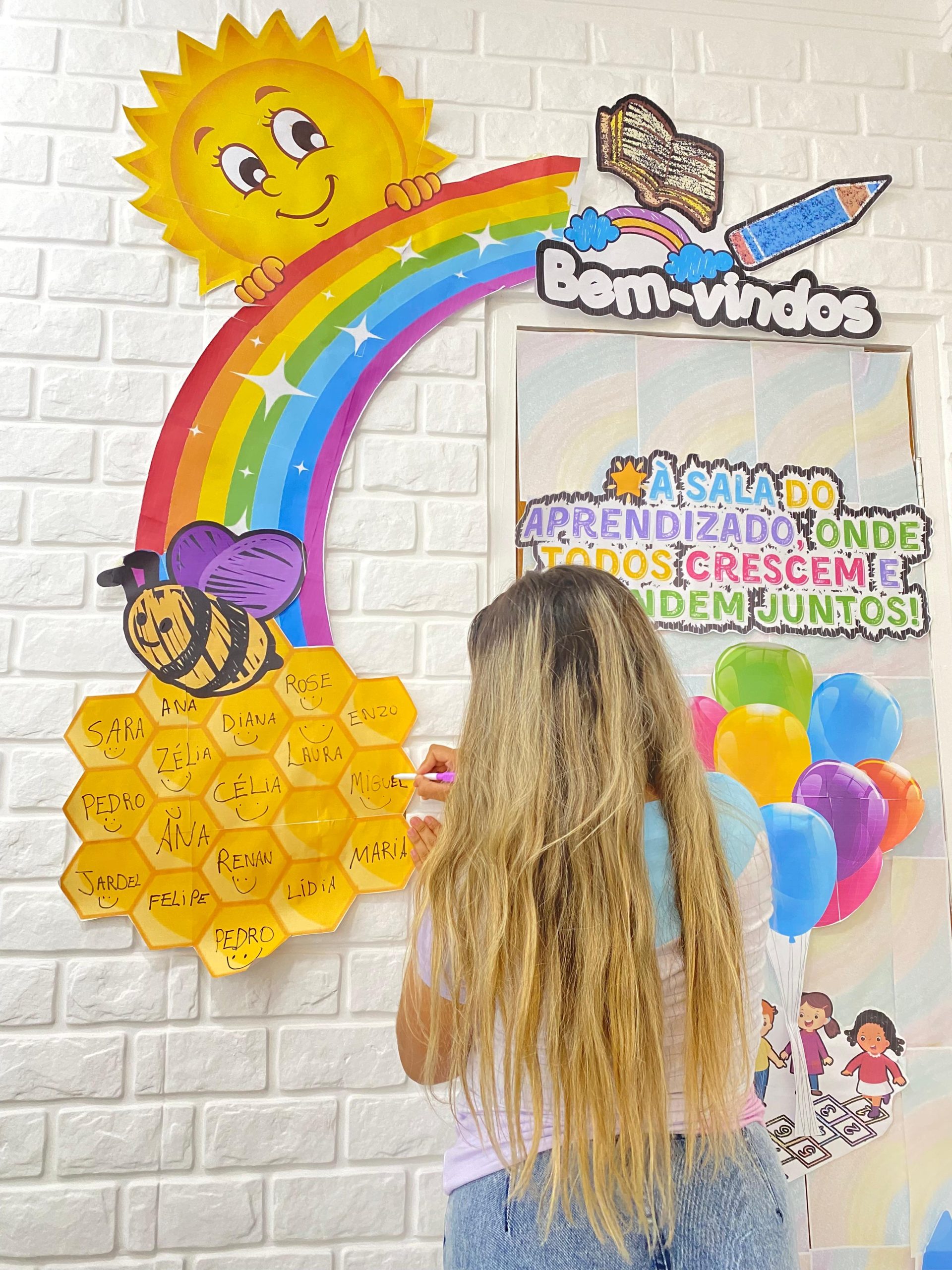 ✨ PAINEL VOLTA ÀS AULAS – TEMA ESCOLA ✨🏫 - Imagem 6