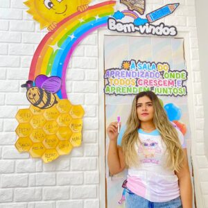✨ PAINEL VOLTA ÀS AULAS – TEMA ESCOLA ✨🏫