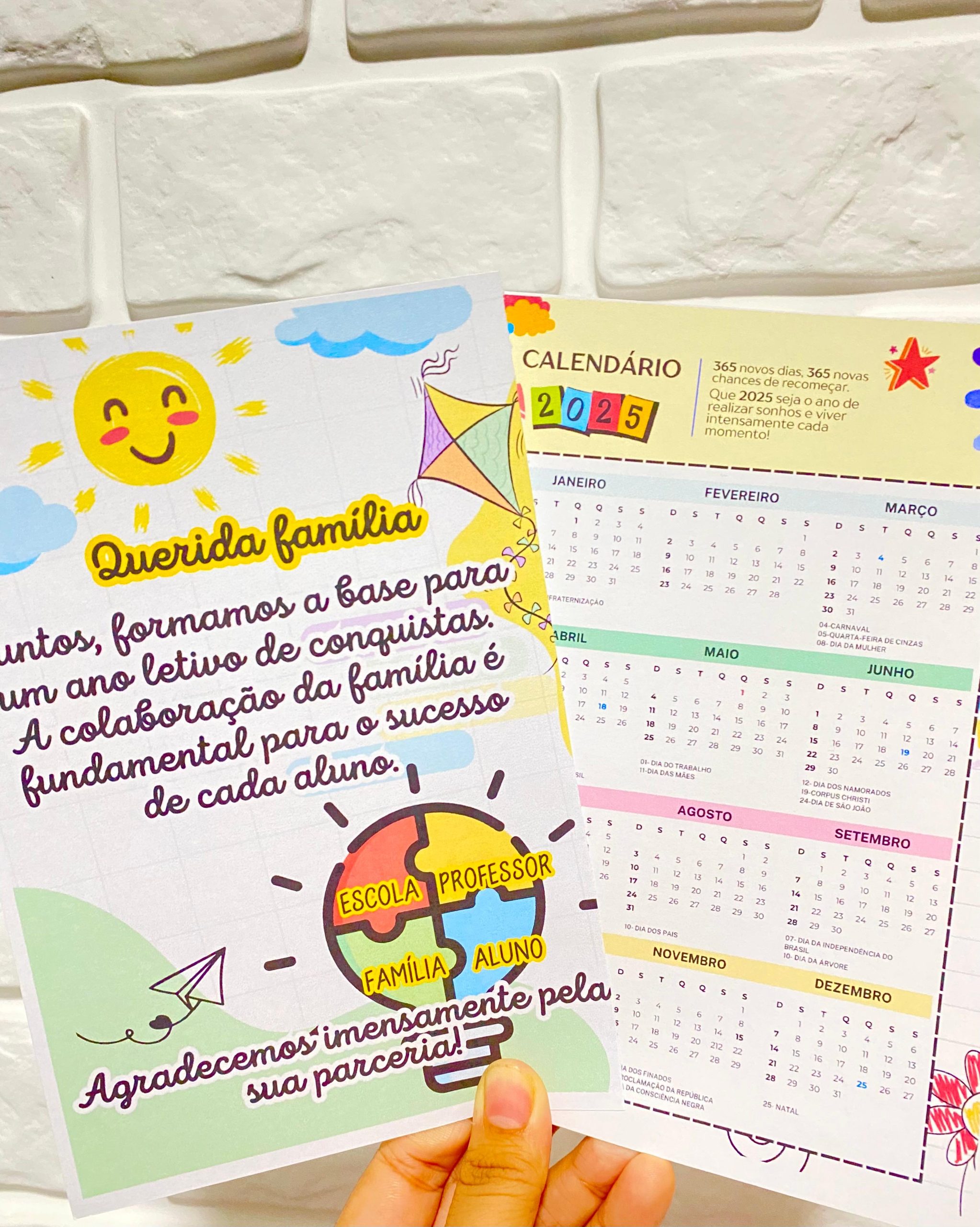 KIT LEMBRANCINHA - REUNIÃO DE PAIS