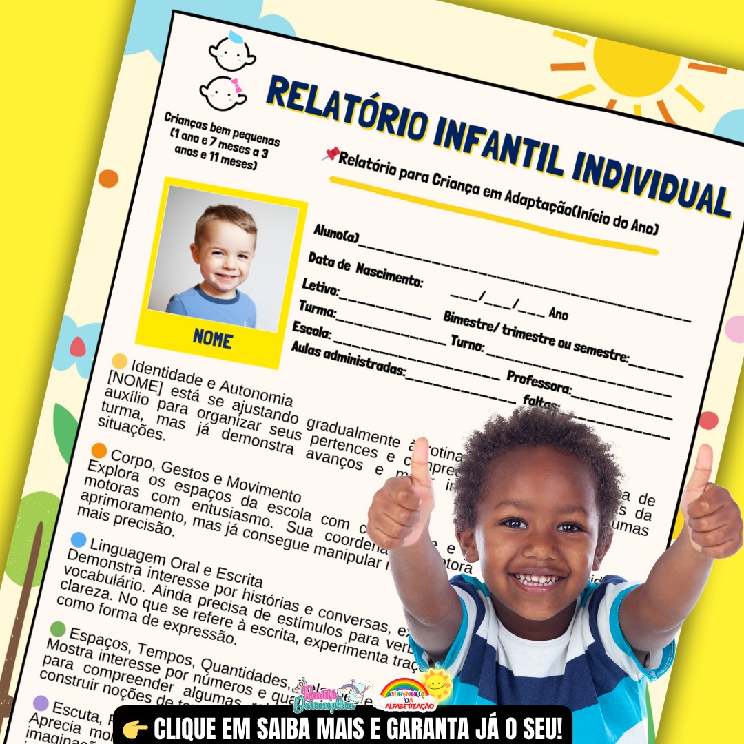 RELATÓRIO DE DESENVOLVIMENTO – EDUCAÇÃO INFANTIL E EDUCAÇÃO ESPECIAL | ATUALIZADO 2025 - Imagem 5