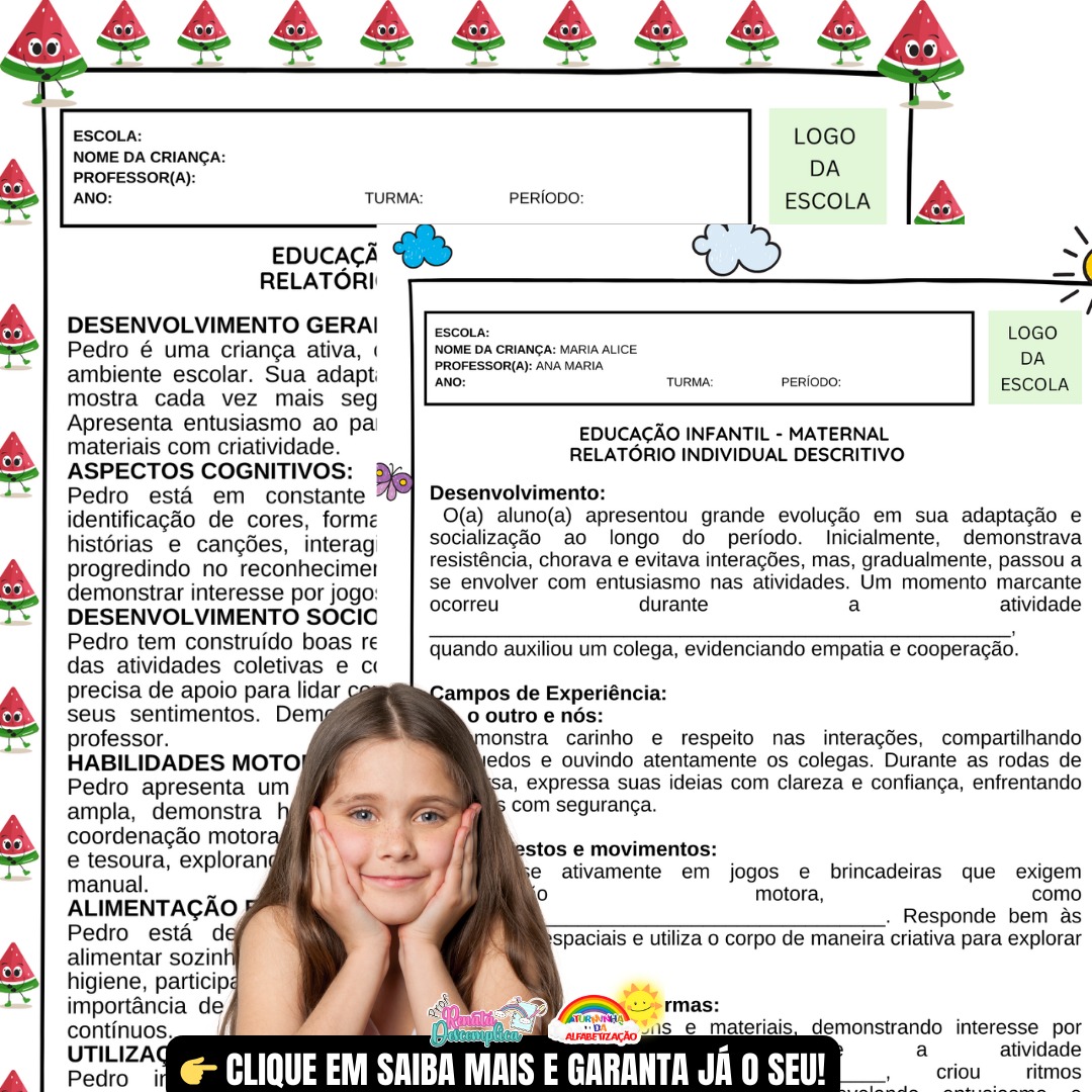 RELATÓRIO DE DESENVOLVIMENTO – EDUCAÇÃO INFANTIL E EDUCAÇÃO ESPECIAL | ATUALIZADO 2025 - Imagem 10