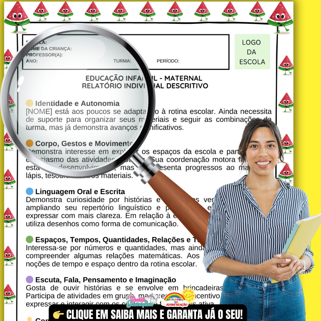 RELATÓRIO DE DESENVOLVIMENTO – EDUCAÇÃO INFANTIL E EDUCAÇÃO ESPECIAL | ATUALIZADO 2025 - Imagem 11