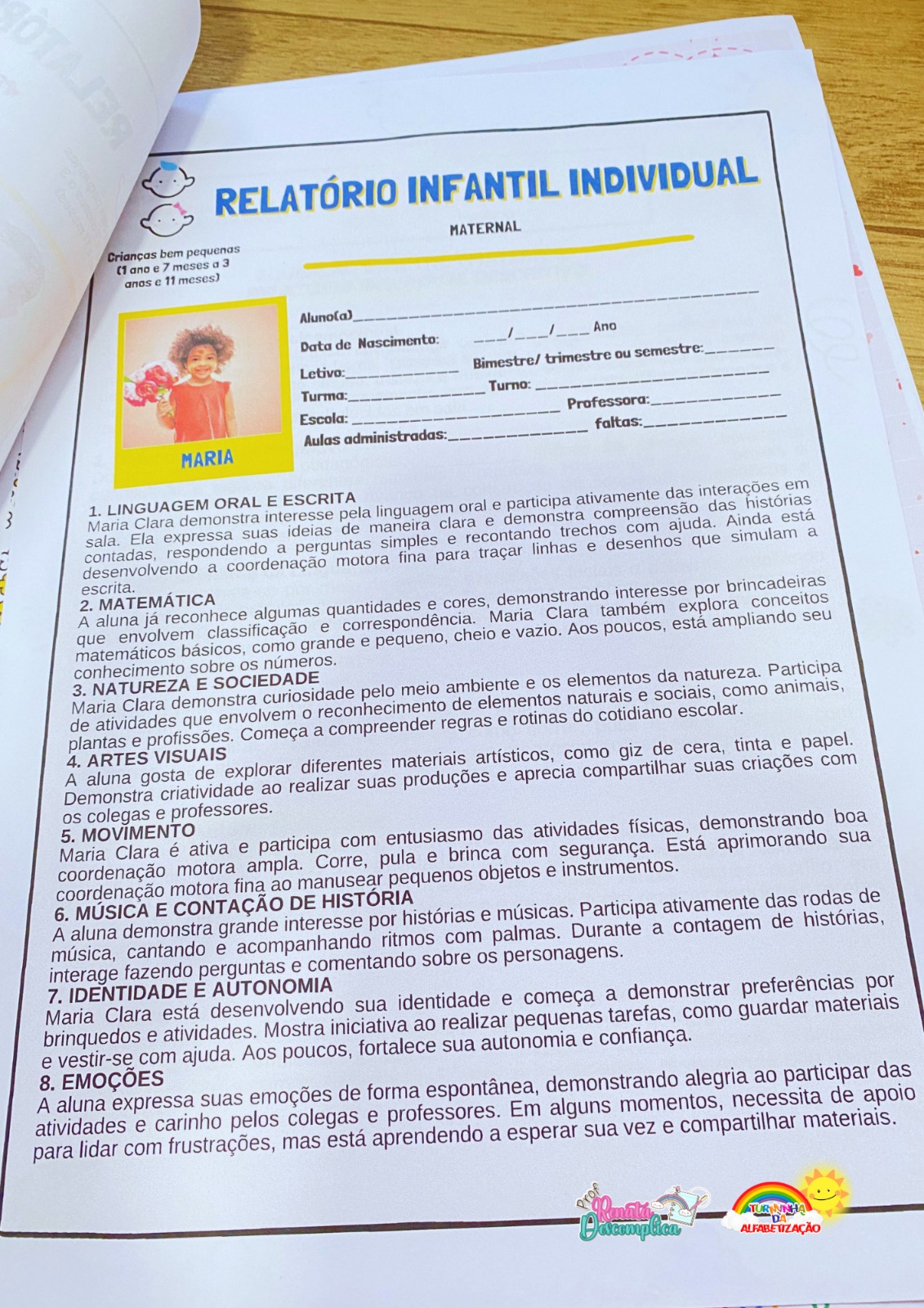 RELATÓRIO DE DESENVOLVIMENTO – EDUCAÇÃO INFANTIL E EDUCAÇÃO ESPECIAL | ATUALIZADO 2025 - Imagem 7