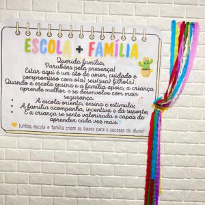 KIT REUNIÃO DE PAIS – PAINEL + LEMBRANCINHAS