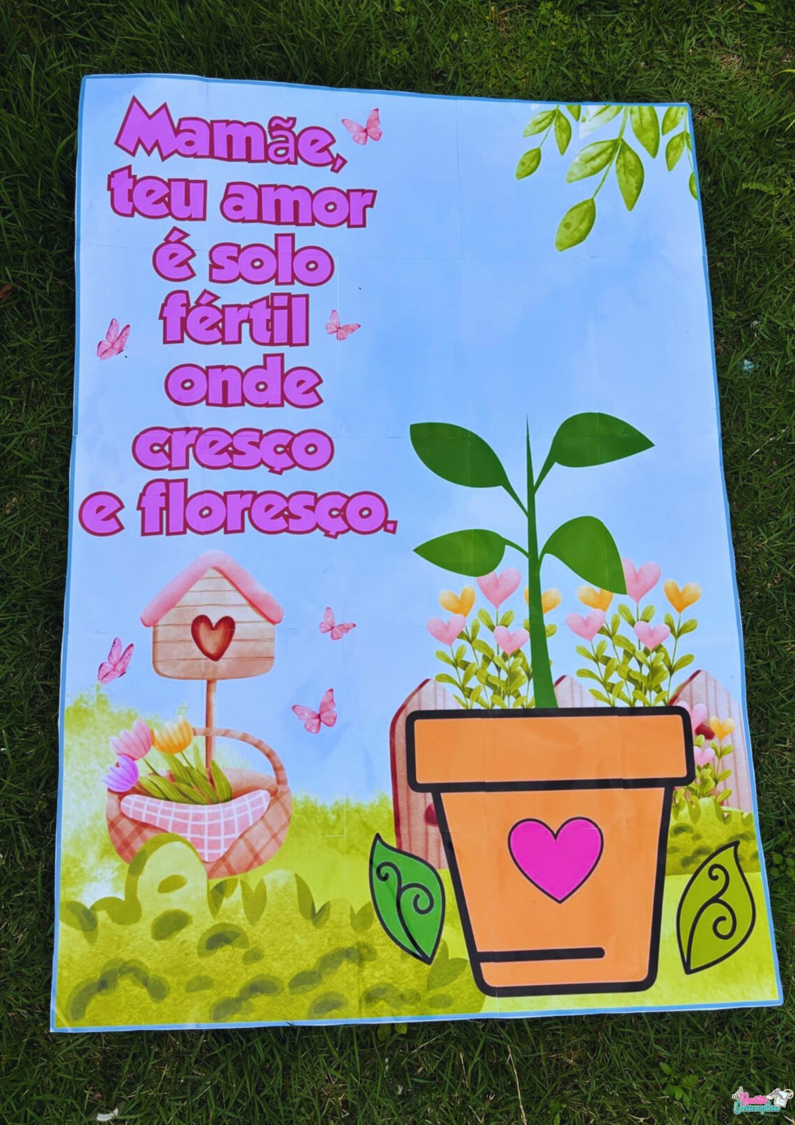 Tapete Para Fotos Florzinha de Amor - Imagem 6