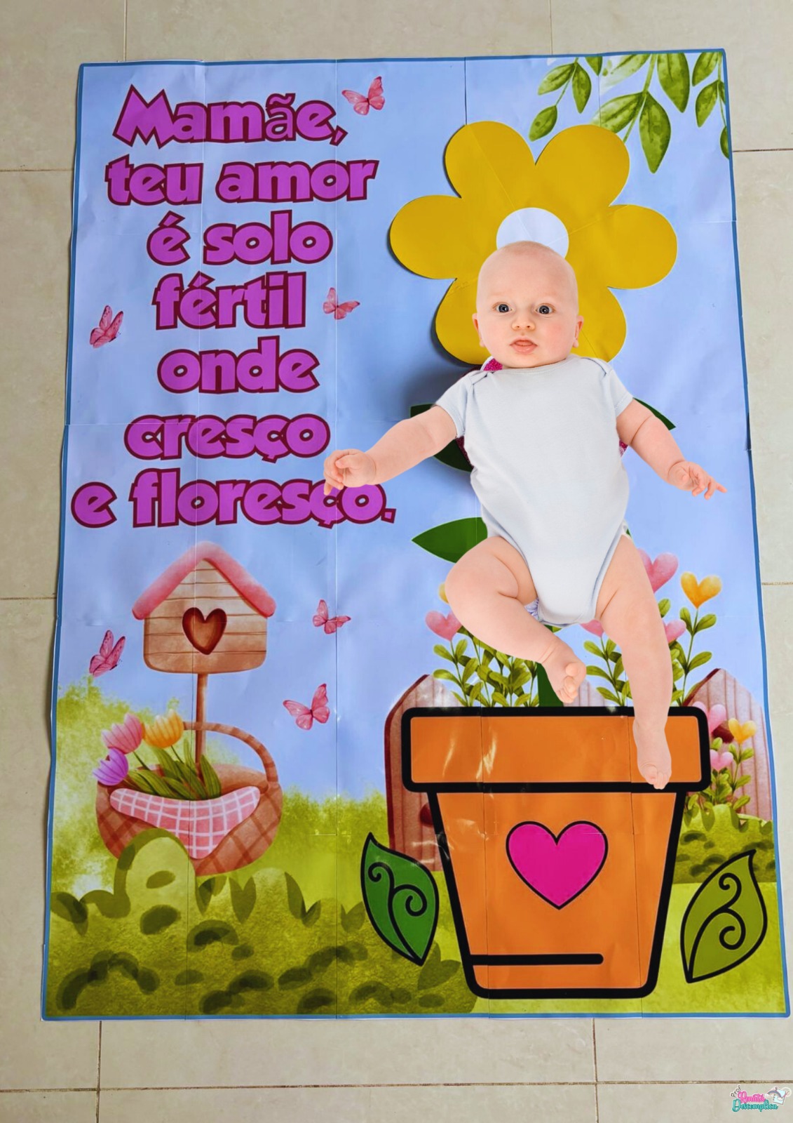 Tapete Para Fotos Florzinha de Amor - Imagem 7
