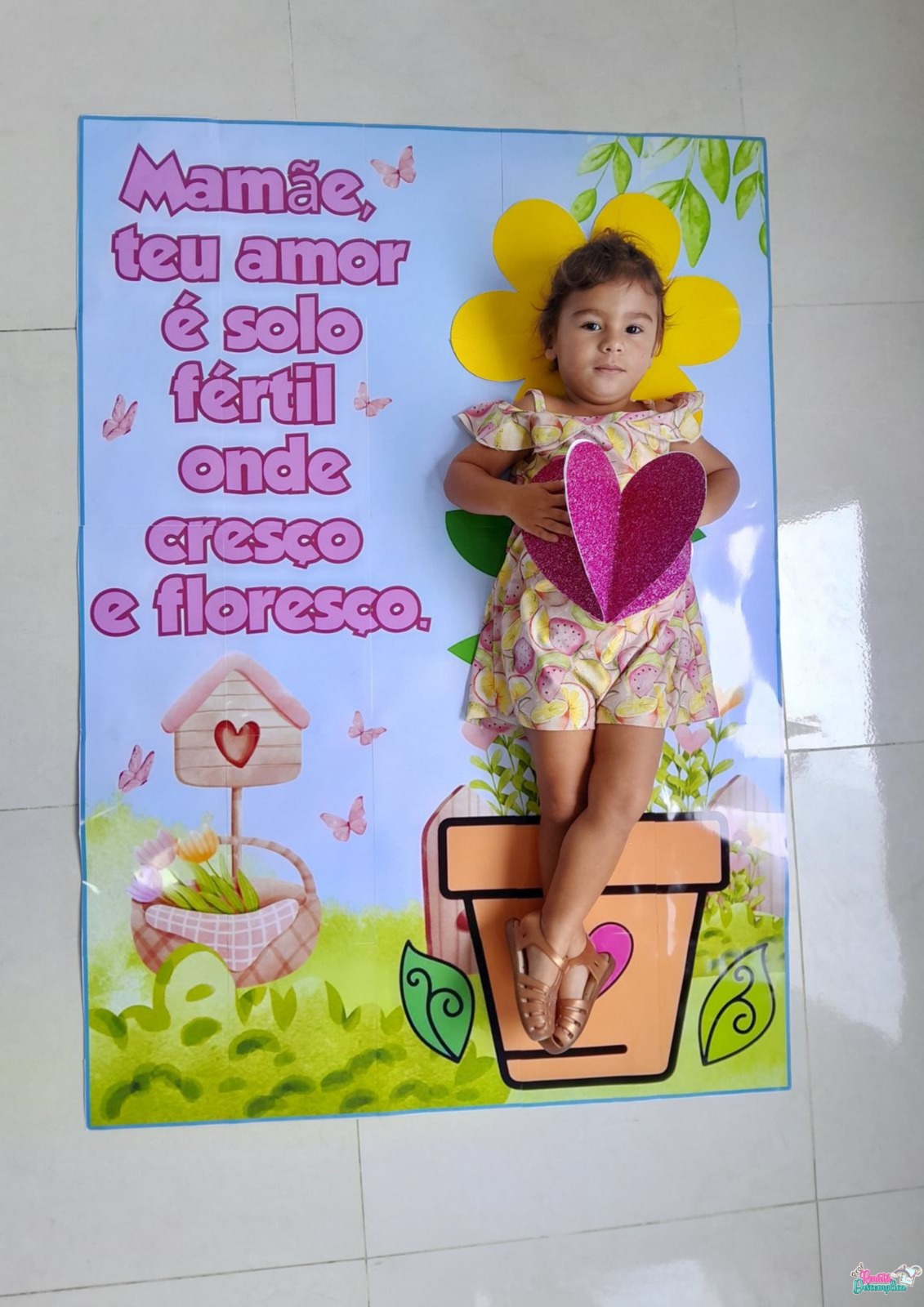 Tapete Para Fotos Florzinha de Amor
