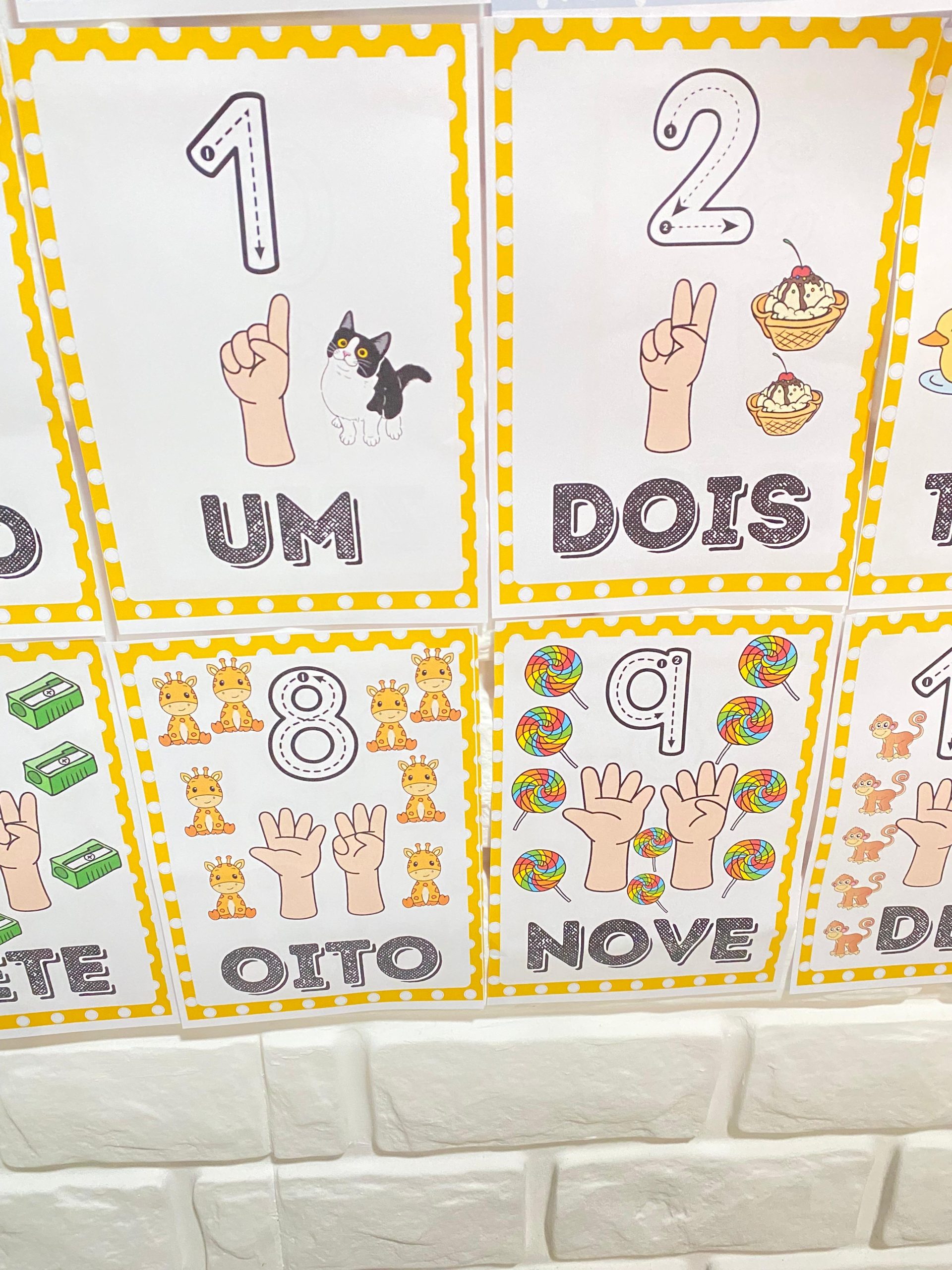 COMBO ALFABETO DE PAREDE + NÚMEROS EM PDF - Imagem 4