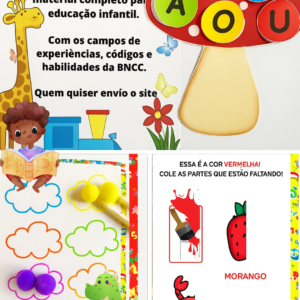 ATIVIDADES LÚDICAS – MATERNAL E PRÉ-ESCOLA