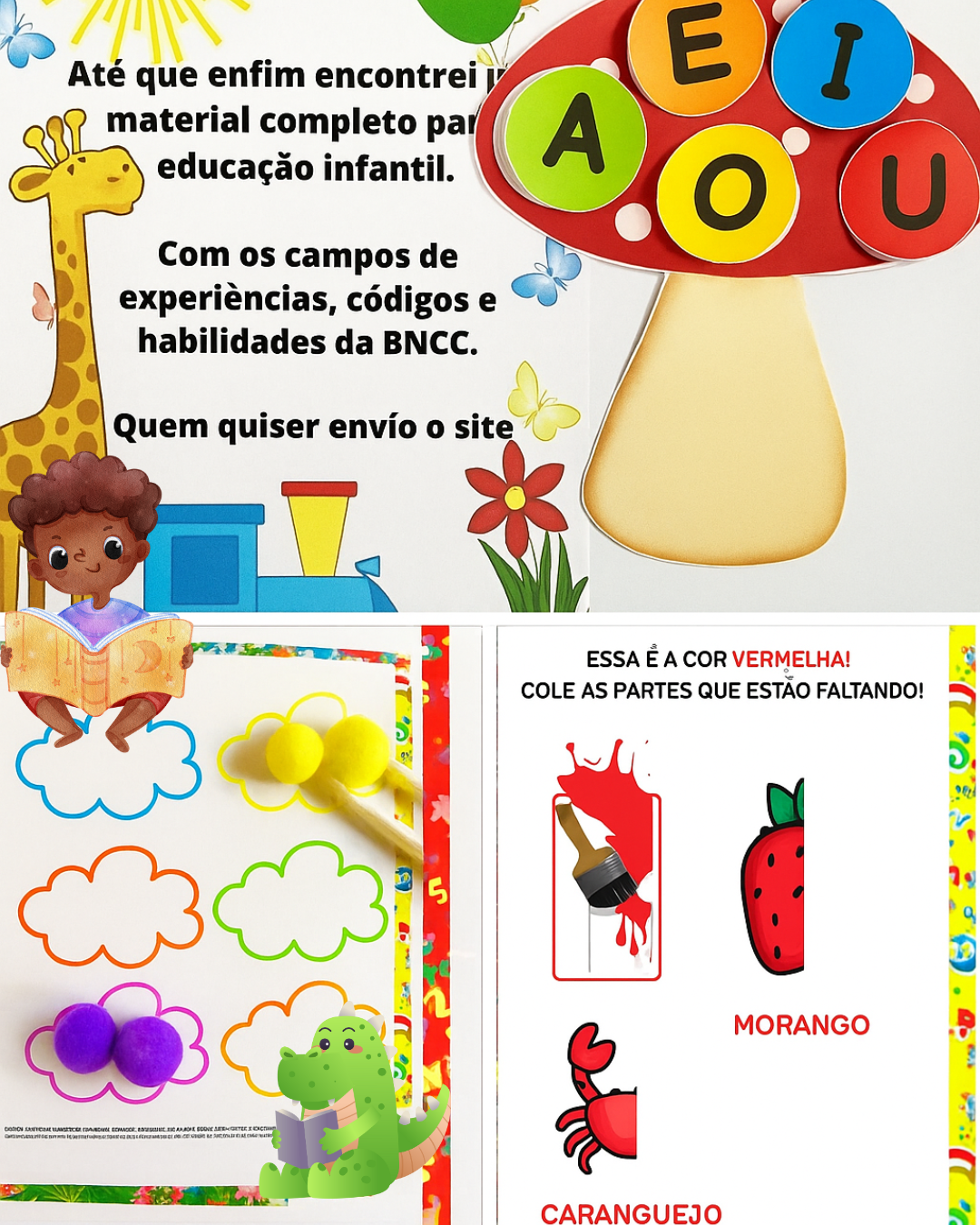 ATIVIDADES LÚDICAS – MATERNAL E PRÉ-ESCOLA