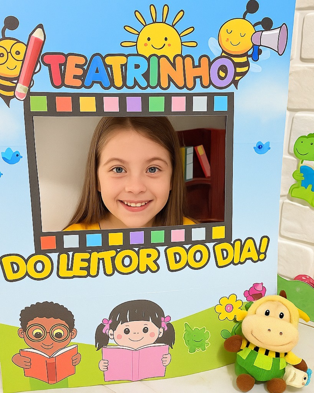 CANTINHO DA LEITURA + PROJETO PEDAGÓGICO - Teatrinho do Leitor do Dia! - Imagem 14