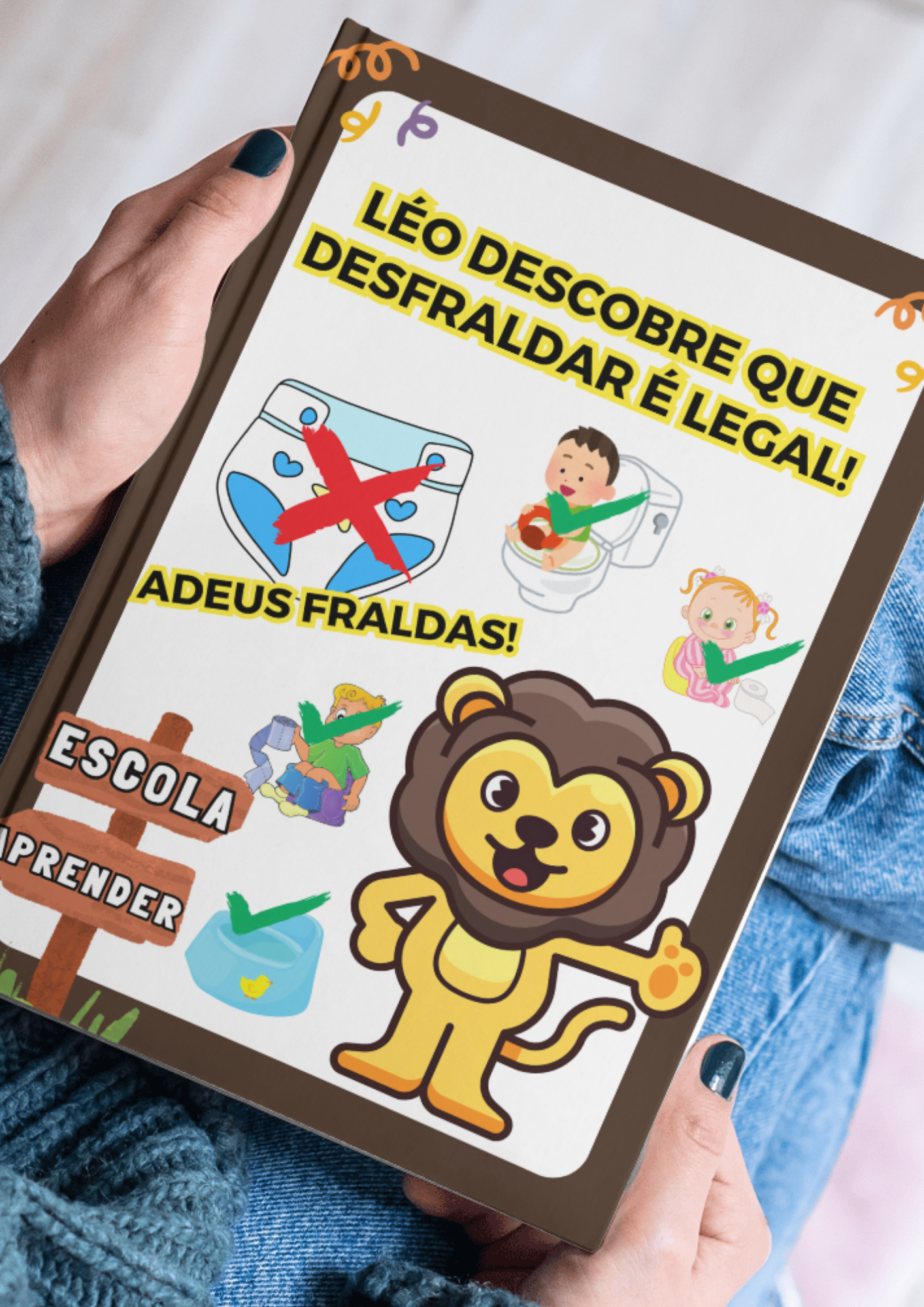 Historinha LÉO DESCOBRE QUE DESFRALDAR É LEGAL! 🦁🚽 - Imagem 3