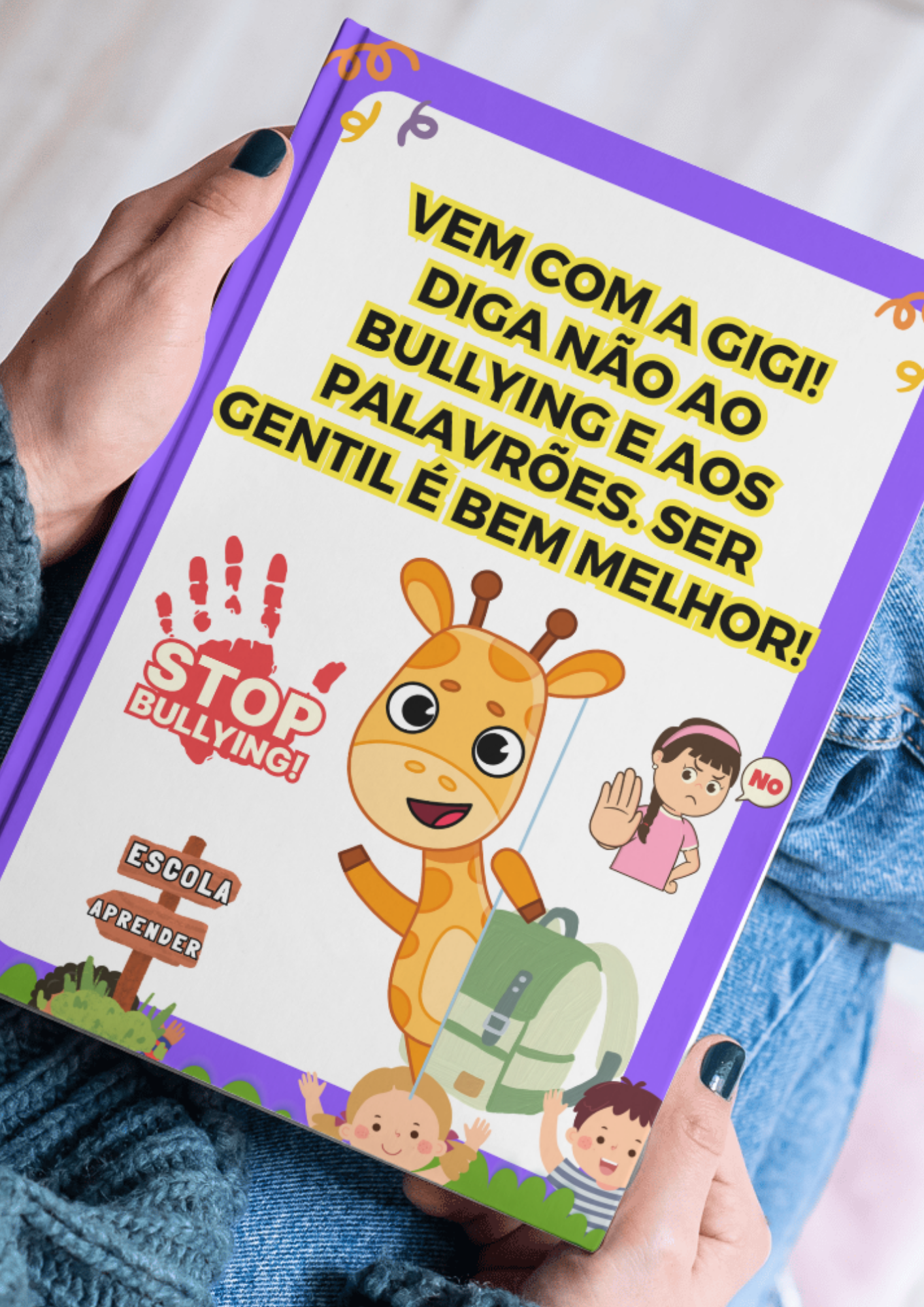 Historinha VEM COM A GIGI! Diga não ao bullying e aos palavrões. Ser gentil é bem melhor! - Imagem 3