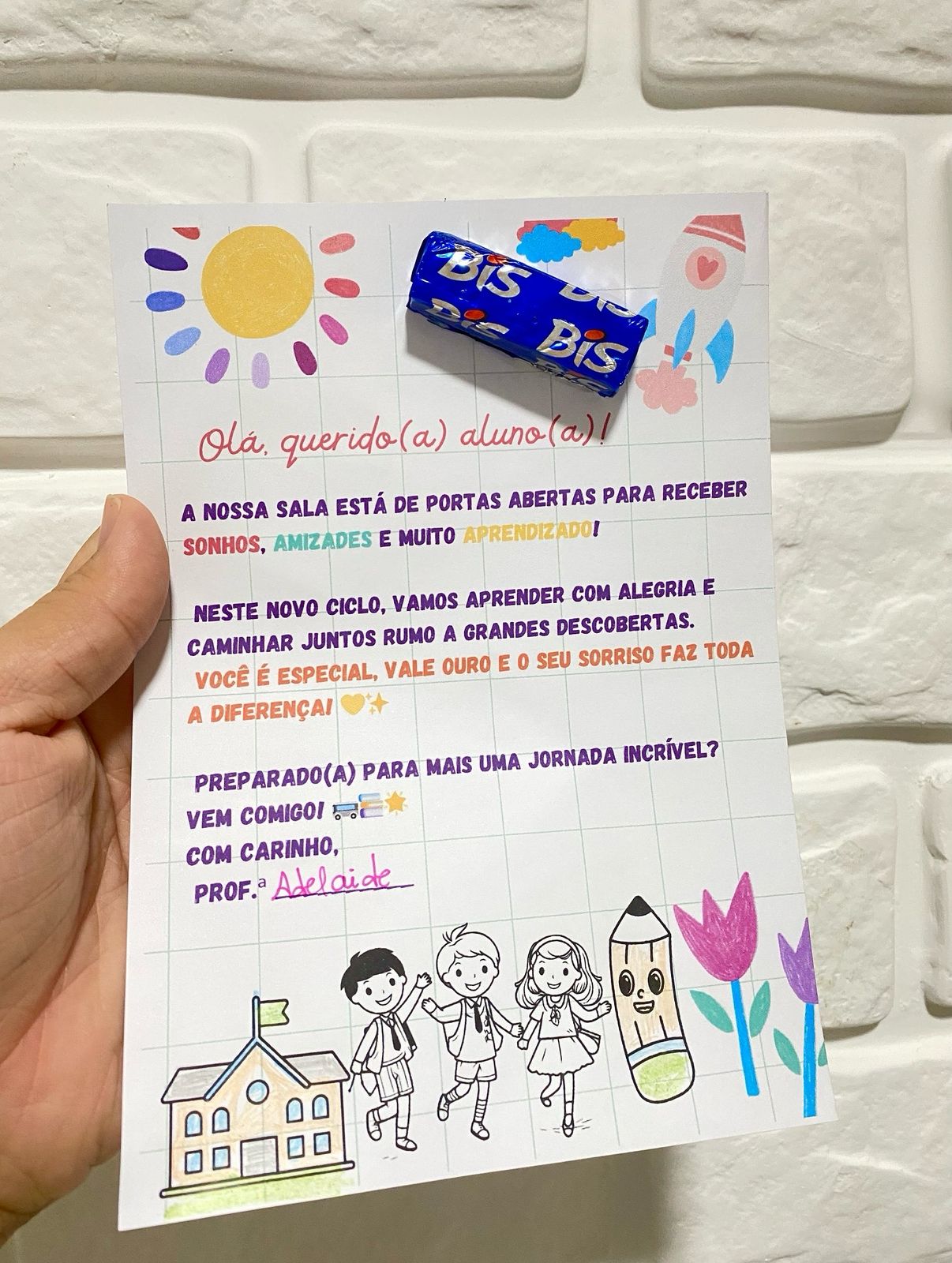 LEMBRANCINHA QUERIDO ALUNO - Imagem 3