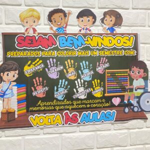 PAINEL DE VOLTA ÀS AULAS – SEJAM BEM-VINDOS!
