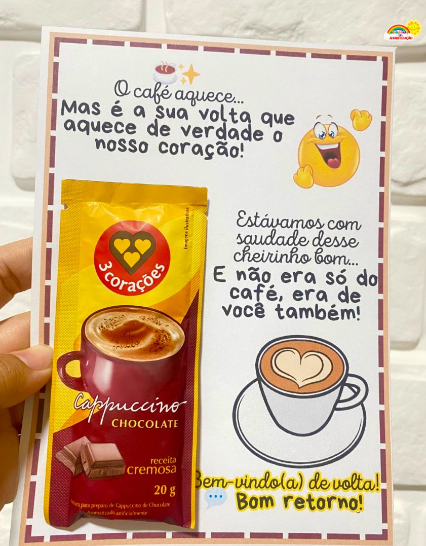 CARTÃO VOLTA ÀS AULAS – EQUIPE PEDAGÓGICA