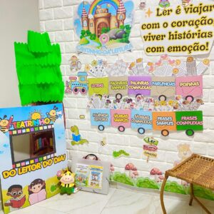 CANTINHO DA LEITURA + PROJETO PEDAGÓGICO -  Teatrinho do Leitor do Dia!