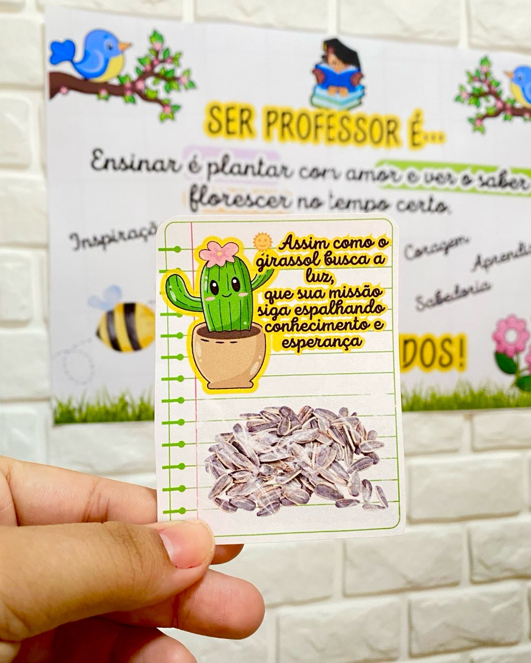 PAINEL + LEMBRANCINHAS DE BOAS-VINDAS PARA PROFESSORES - Imagem 11