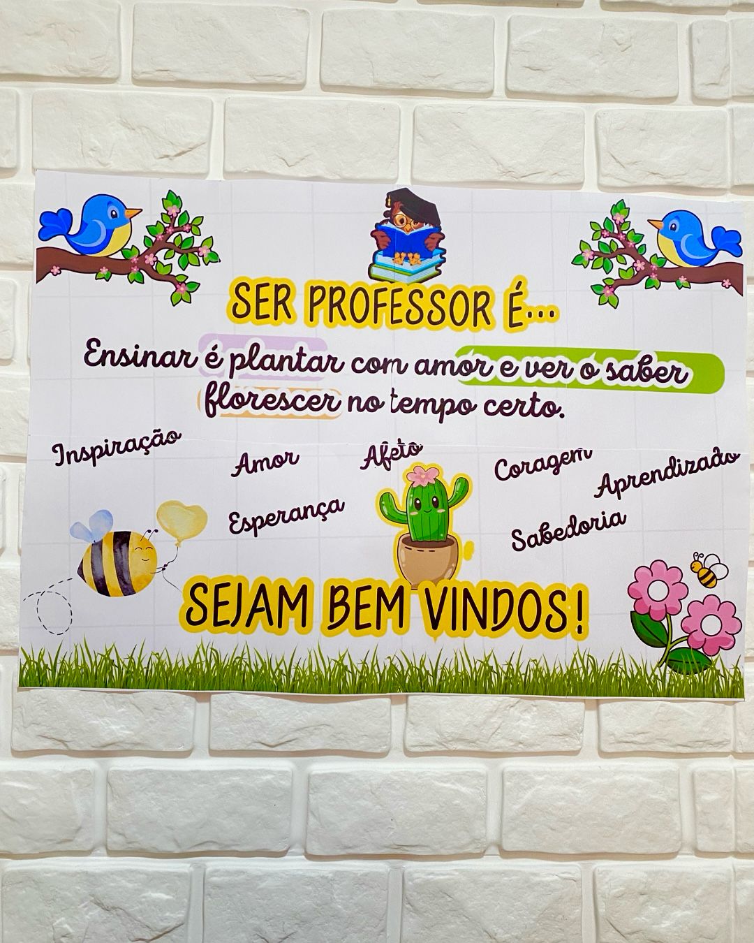 PAINEL + LEMBRANCINHAS DE BOAS-VINDAS PARA PROFESSORES - Imagem 7