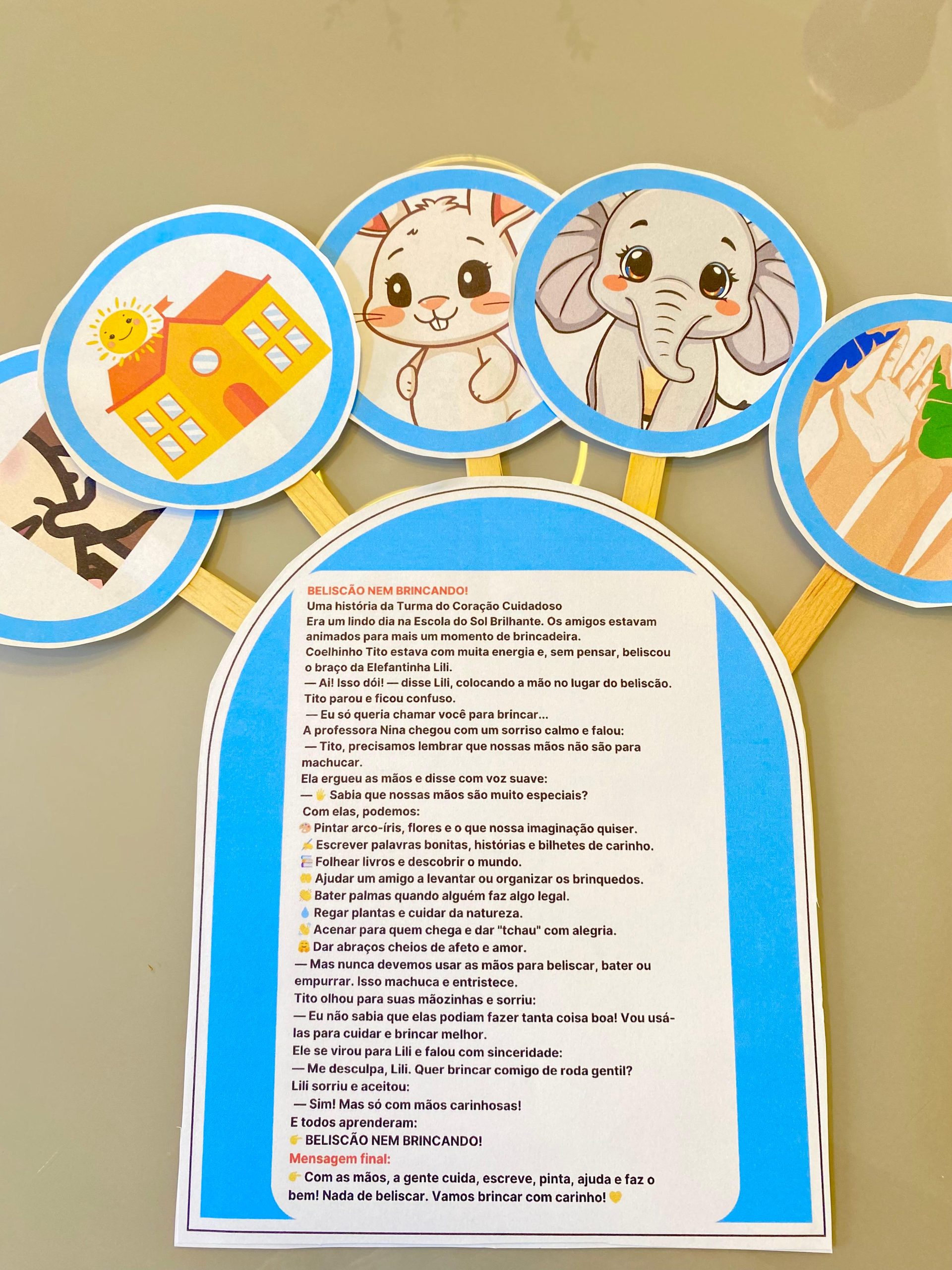 Historinha BELISCÃO NEM BRINCANDO! 🚫🤚 - Imagem 2
