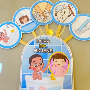 🛁🦷 LUVA HORA DA HIGIENE 